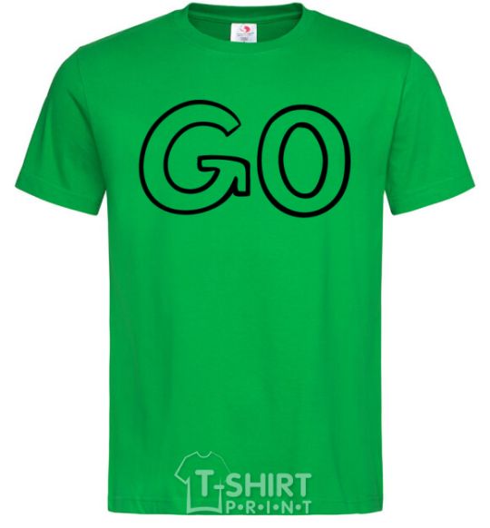 Мужская футболка Go Зеленый фото