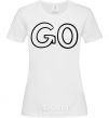 Women's T-shirt Go White фото