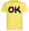 Men's T-Shirt Ok cornsilk фото