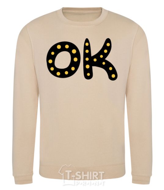 Sweatshirt Ok sand фото