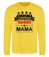 Sweatshirt Family mafia mom yellow фото