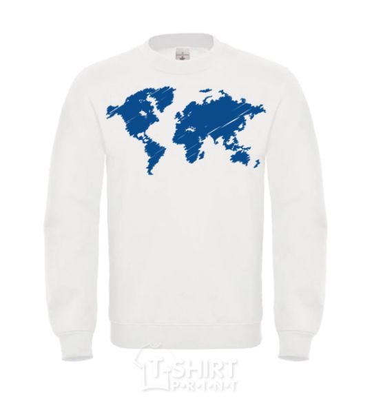 Sweatshirt The map White фото