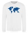 Sweatshirt The map White фото