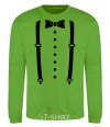 Sweatshirt Butterfly and suspenders orchid-green фото