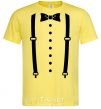 Men's T-Shirt Butterfly and suspenders cornsilk фото