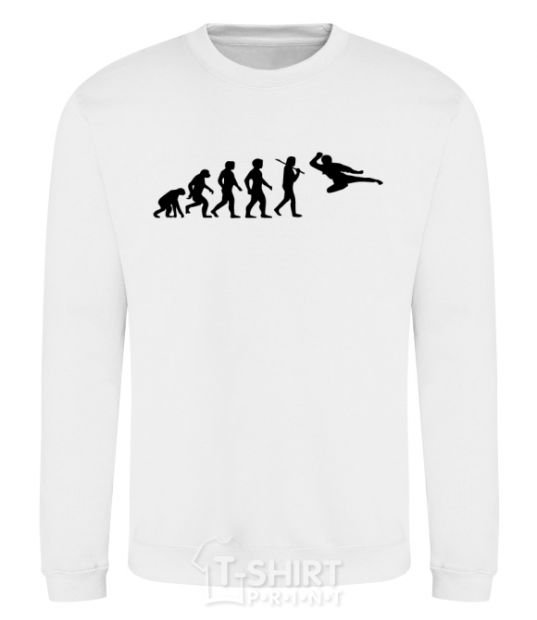 Sweatshirt The evolution of taekwondo White фото