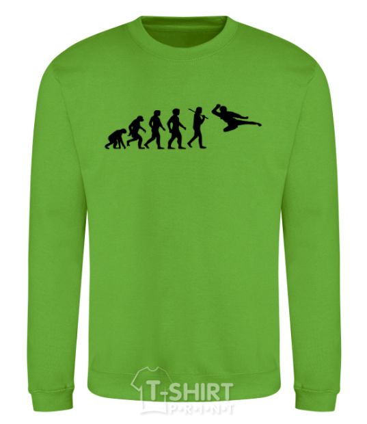 Sweatshirt The evolution of taekwondo orchid-green фото