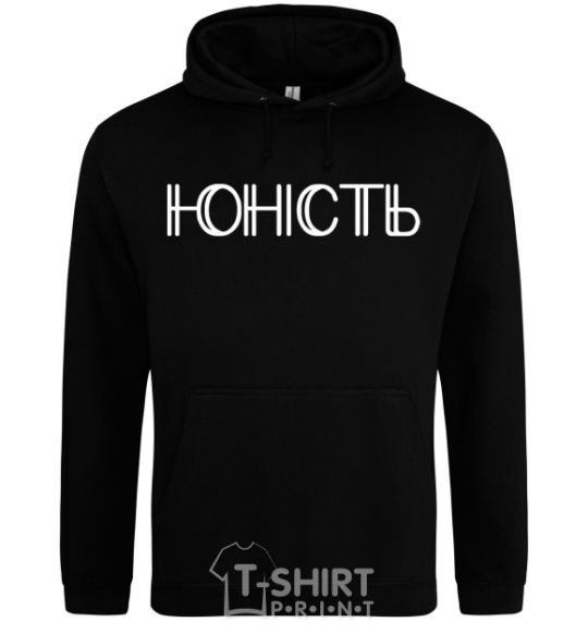 Men`s hoodie Youth black фото