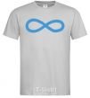 Men's T-Shirt The sign of infinity grey фото