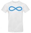 Men's T-Shirt The sign of infinity White фото