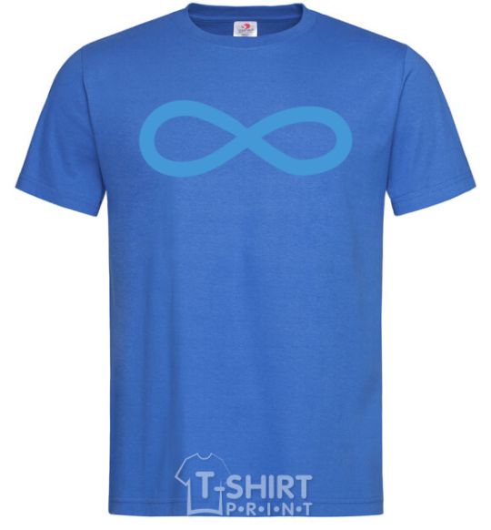 Men's T-Shirt The sign of infinity royal-blue фото