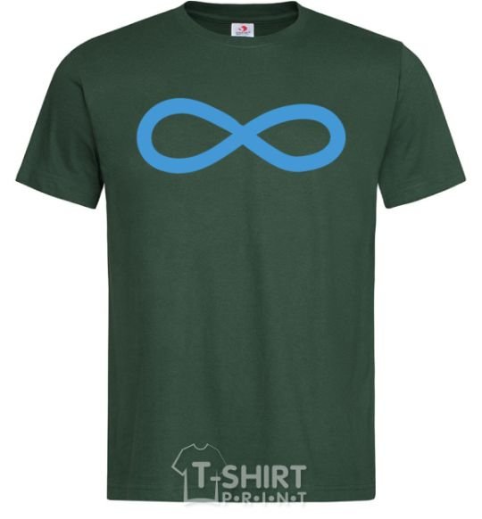 Men's T-Shirt The sign of infinity bottle-green фото