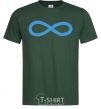 Men's T-Shirt The sign of infinity bottle-green фото