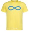 Men's T-Shirt The sign of infinity cornsilk фото