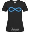 Women's T-shirt The sign of infinity black фото