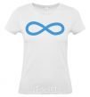 Women's T-shirt The sign of infinity White фото