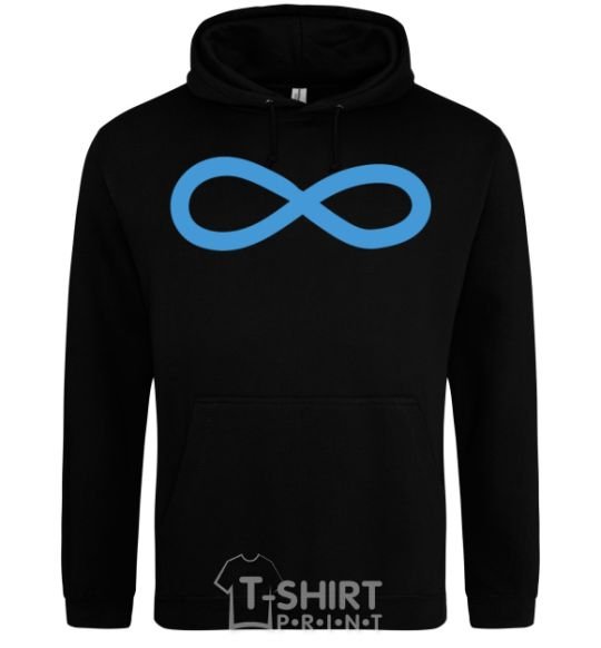 Men`s hoodie The sign of infinity black фото