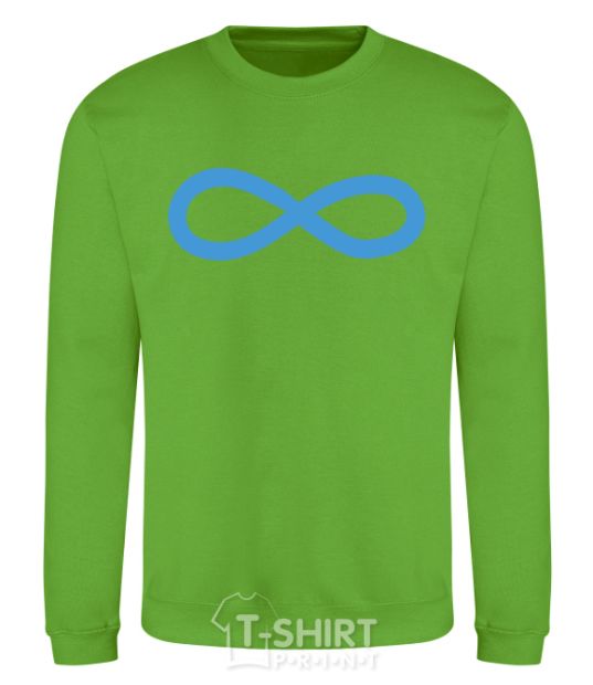 Sweatshirt The sign of infinity orchid-green фото