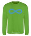 Sweatshirt The sign of infinity orchid-green фото