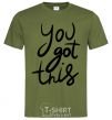 Men's T-Shirt You got this millennial-khaki фото