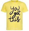 Men's T-Shirt You got this cornsilk фото