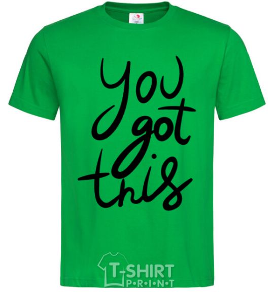 Men's T-Shirt You got this kelly-green фото