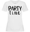 Women's T-shirt Party time White фото