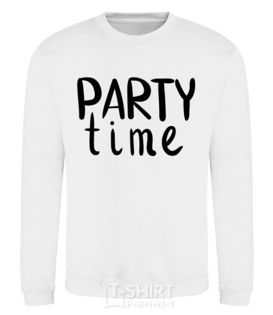 Sweatshirt Party time White фото