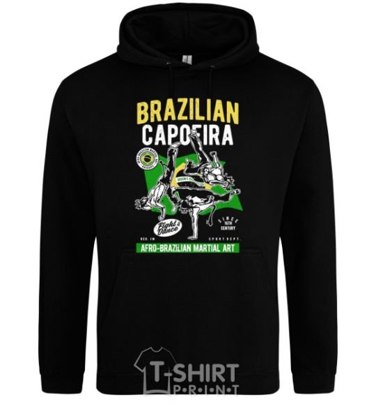 Men`s hoodie Brazilian Capoeira black фото