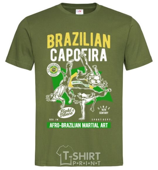 Men's T-Shirt Brazilian Capoeira millennial-khaki фото