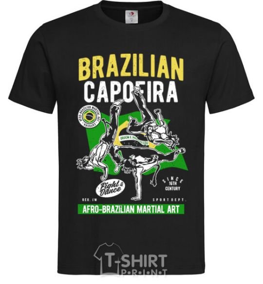 Men's T-Shirt Brazilian Capoeira black фото