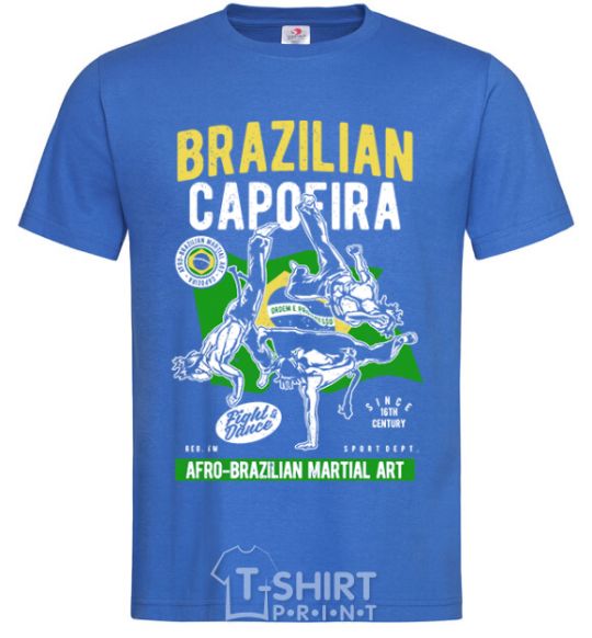 Men's T-Shirt Brazilian Capoeira royal-blue фото