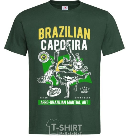 Men's T-Shirt Brazilian Capoeira bottle-green фото