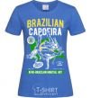 Women's T-shirt Brazilian Capoeira royal-blue фото