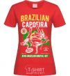 Women's T-shirt Brazilian Capoeira red фото