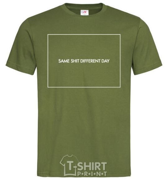 Men's T-Shirt Same shit different day millennial-khaki фото