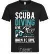 Мужская футболка Scuba Diving Черный фото