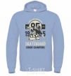 Men`s hoodie Skateboard Junior Champions sky-blue фото