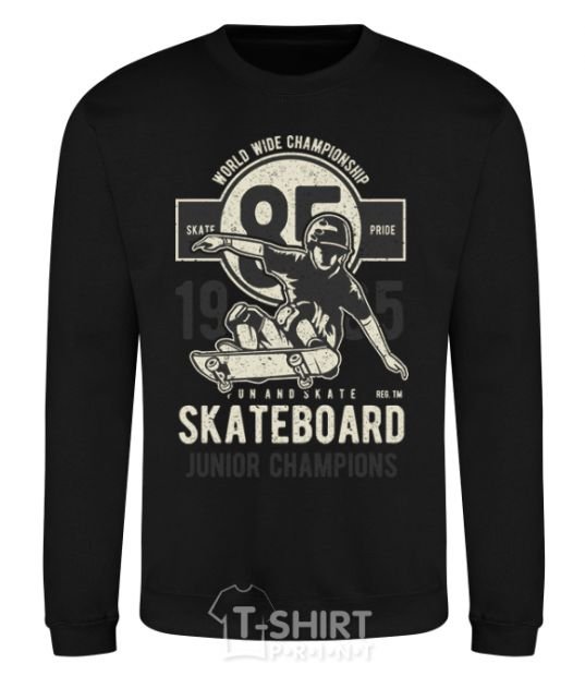 Свитшот Skateboard Junior Champions Черный фото
