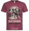Мужская футболка Skateboard Junior Champions Бордовый фото