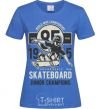 Женская футболка Skateboard Junior Champions Ярко-синий фото