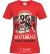 Women's T-shirt Skateboard Junior Champions red фото
