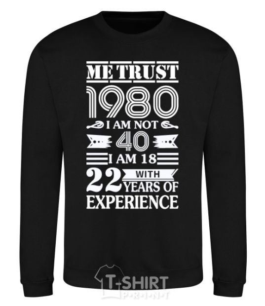 Свитшот Me trust 40 Черный фото