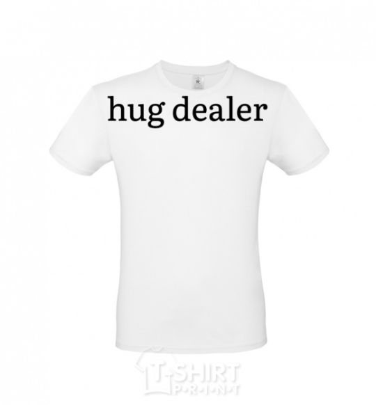 Мужская футболка Hug dealer Белый фото