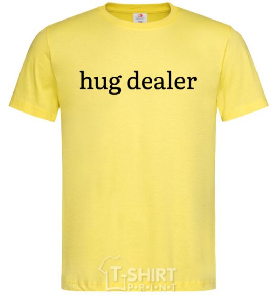 Мужская футболка Hug dealer Лимонный фото