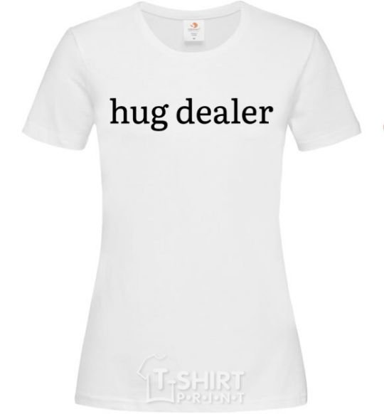 Женская футболка Hug dealer Белый фото