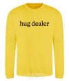 Sweatshirt Hug dealer yellow фото