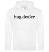 Мужская толстовка (худи) Hug dealer Белый фото