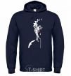 Men`s hoodie Naruto Shadow navy-blue фото