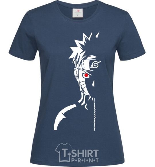 Women's T-shirt Naruto Shadow navy-blue фото